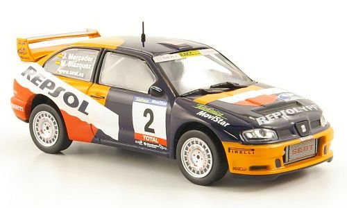 Seat Cordoba WRC, No.2, Repsol, Rally RAC Navarra de Tierra, 2001, Modellauto, Fertigmodell, MCW-SC44 1:43 von Seat