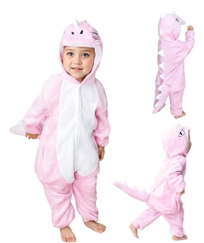 Seawhisper Dinosaurier Kostüm Kinder Mädchen Rosa Dino Overall Karnevalskostüm Fasnachtskostüme 122 128 Seawhisper Dinosaurier Kostüm Kinder Mädchen Rosa Dino Overall Karnevalskostüm Fasnachtskostüme 122 128 von Seawhisper