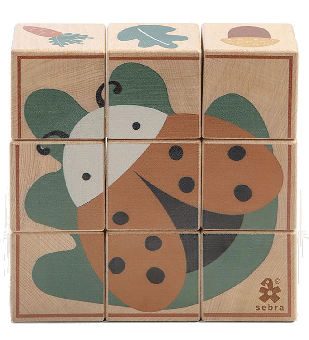 Sebra -Blockpuzzle - Holz - Wald - Sebra - One Size - Puzzlespiele von Sebra