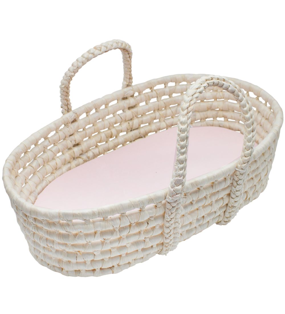 Sebra Puppen-Tragetasche - Moses Basket - Pink Sunset - Sebra - One Size - Puppenzubehör von Sebra