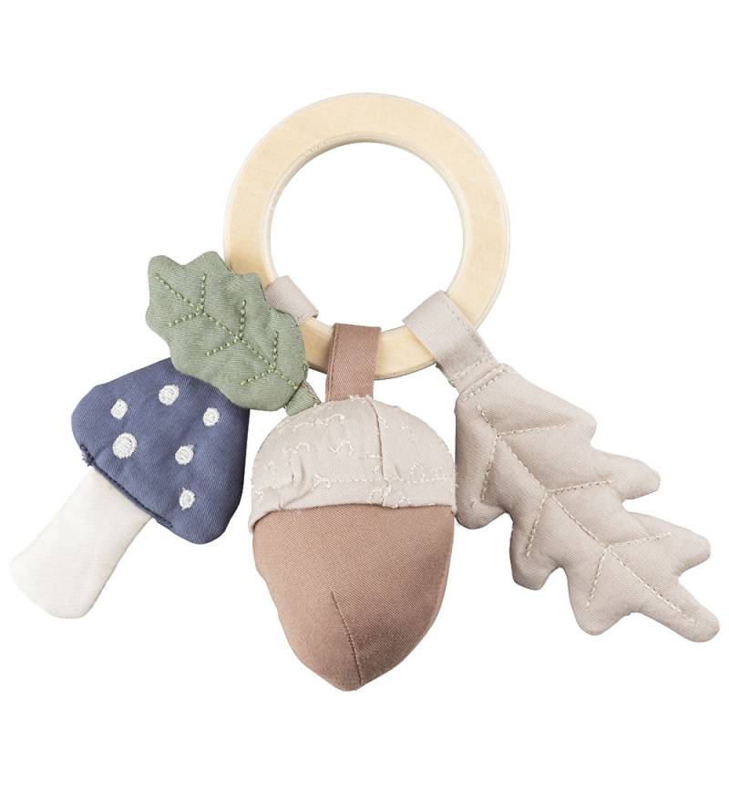 Sebra Rassel - Blatt/Schwamm/Eichel - Sebra - One Size - Rasseln Sebra Rassel - Blatt/Schwamm/Eichel - Sebra - One Size - Rasseln von Sebra