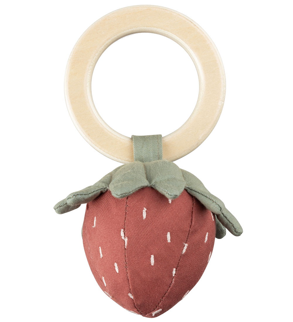 Sebra Rassel - Erdbeere - Sebra - One Size - Rasseln von Sebra