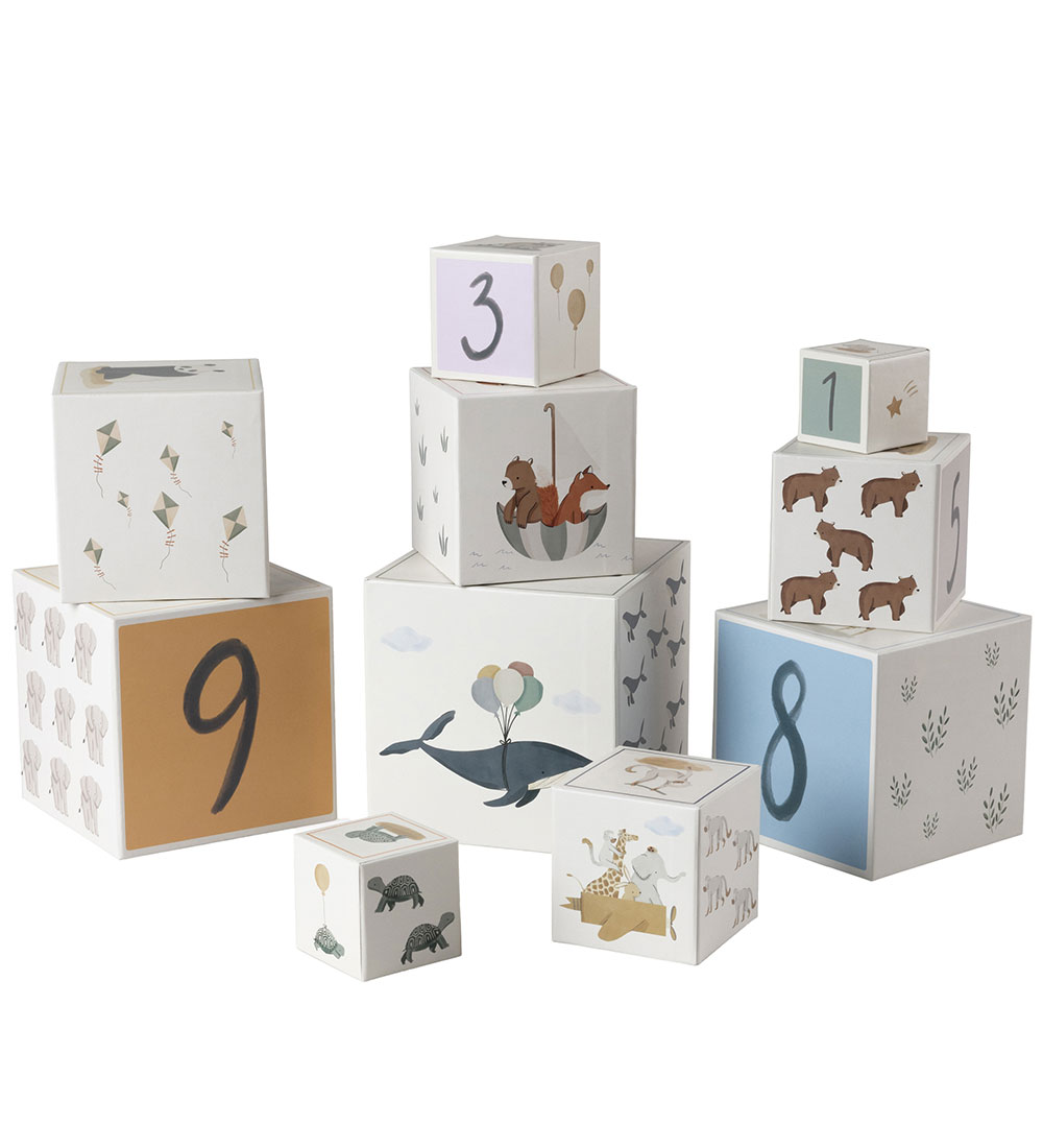 Sebra Stapelbox - World Of Sebra - 10 st. - Beige - Sebra - One Size - Bauklötze Sebra Stapelbox - World Of Sebra - 10 st. - Beige - Sebra - One Size - Bauklötze von Sebra