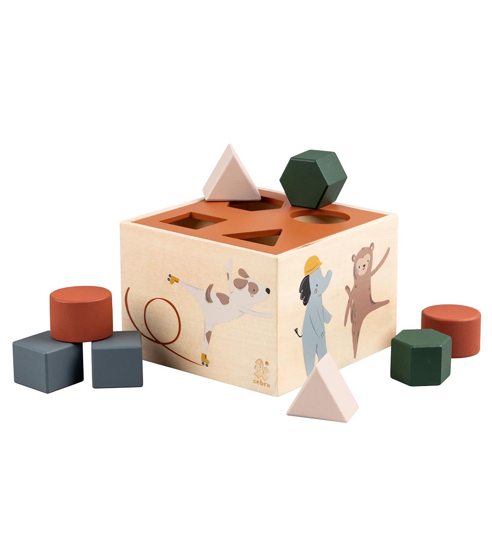 Sebra Steckspiel - Holz - Zehen/Bauarbeiter - Sebra - One Size - Steckspiele Sebra Steckspiel - Holz - Zehen/Bauarbeiter - Sebra - One Size - Steckspiele von Sebra