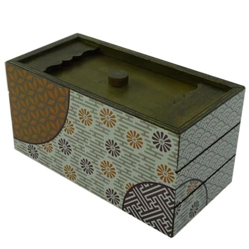 Secret Box XP0159 Spring Holzpuzzle Japanische Stufe 5. Geniusspiel Schatzsicherung 16 x 7,9 x 7,9 cm, bunt, único Secret Box XP0159 Spring Holzpuzzle Japanische Stufe 5. Geniusspiel Schatzsicherung 16 x 7,9 x 7,9 cm, bunt, único von Secret Box