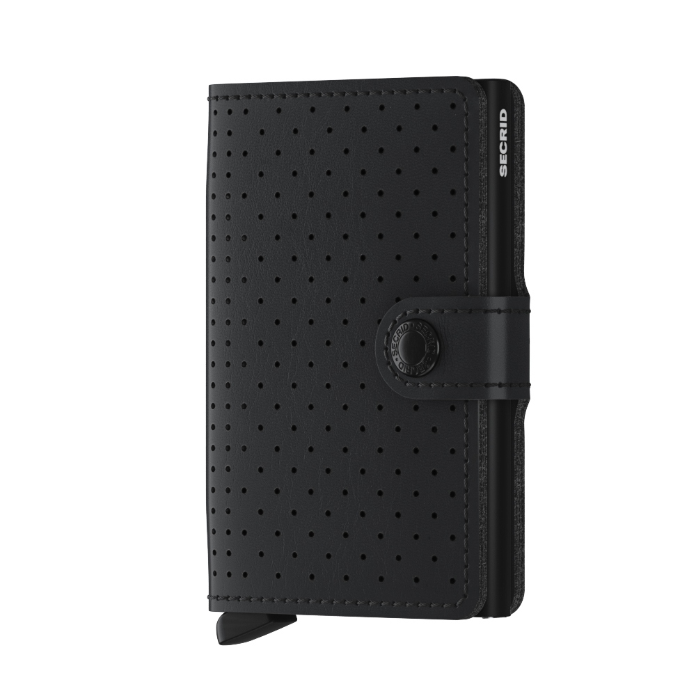 Secrid Kartenetui Miniwallet Perforated Black von Secrid