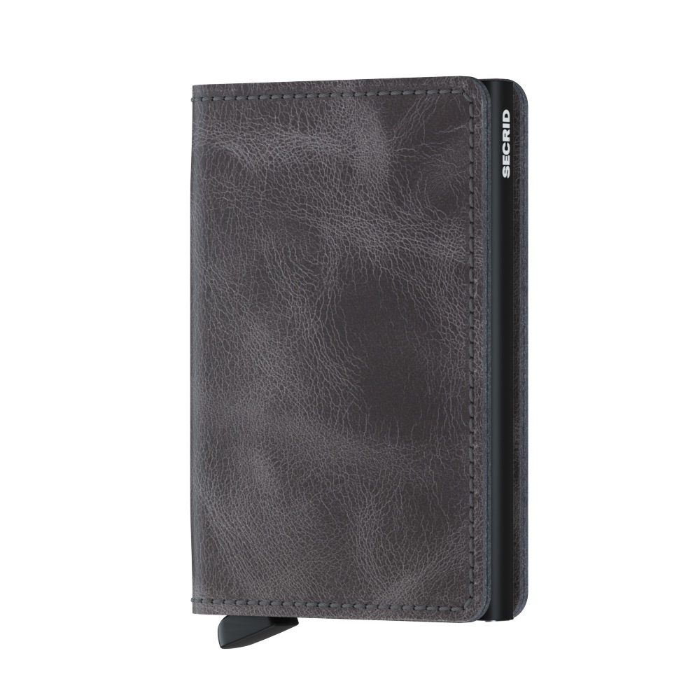 Secrid Kartenetui Slimwallet Vintage Grey-Black von Secrid