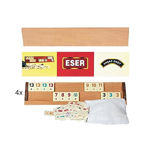 Eser Holz Rutey Set (850011) von Sedef Okey