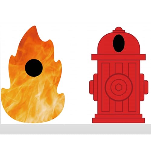 Seenelling 2 Stück Flaming Fire Hydrant Kostüm Erwachsene Lustiges Halloween Paare Kostüm Set Feuerwehrmann Cosplay Outfits für Erwachsene, Einheitsgröße für Halloween Party Kleidung Seenelling 2 Stück Flaming Fire Hydrant Kostüm Erwachsene Lustiges Halloween Paare Kostüm Set Feuerwehrmann Cosplay Outfits für Erwachsene, Einheitsgröße für Halloween Party Kleidung von Seenelling
