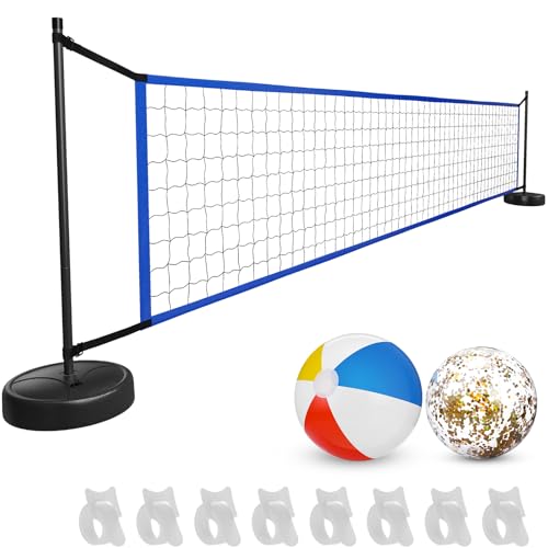 Seenelling Billard Volleyball Spiel Set Enthält Verstellbares Netz für U-Bahn-Pools Aufblasbarer Strandball Konfettiball Wasserbälle für Erwachsene Jugendliche Seenelling Billard Volleyball Spiel Set Enthält Verstellbares Netz für U-Bahn-Pools Aufblasbarer Strandball Konfettiball Wasserbälle für Erwachsene Jugendliche von Seenelling