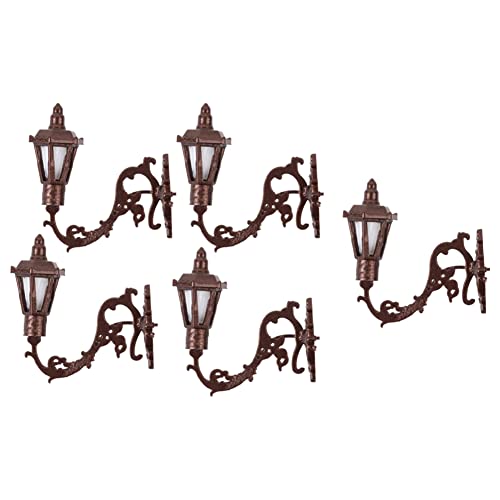 Sefdrert 1/87 Modell Wandleuchte Warmgelb Klassische Wandhalterung Schwanenhals Straßenlampe Eisenbahn Park, von Sefdrert