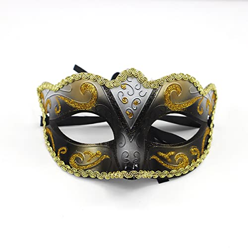 Seglory Venezianische Maskerade Maske, Augenmaske Damen Herren für Halloween Abendkleid Tanzball Party Karneval Maskenball Fasching Verkleidun Gesicht Kostüm von Seglory