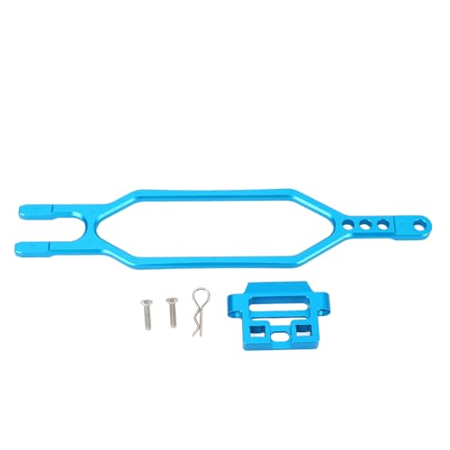 RC -Akku Hold Down Aluminiumlegierung Hochfestigkeit Leichte präzise Anpassung Einfache Installation für BL 2s Slash 4x4 1/10 Modellauto 2 Teile (Himmelblau) von Segrehy
