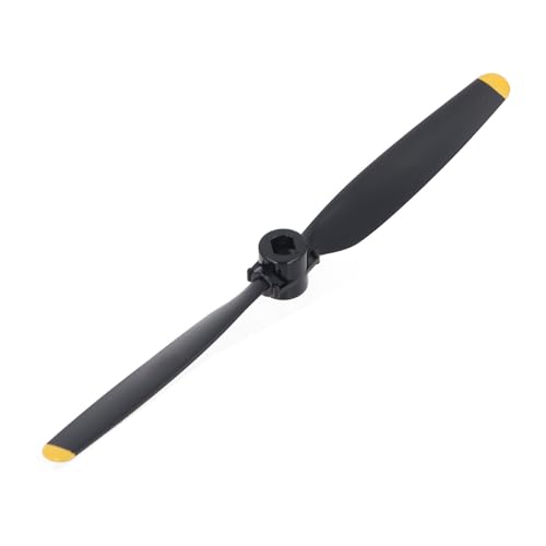 RC Flugzeugpropellerersatz für Wltoys XK A300 0009 001 RC Flugzeug Segelflugzeug Propeller Langlebiger Kunststoff Ersatzteil Schwarz und Gelb von Segrehy