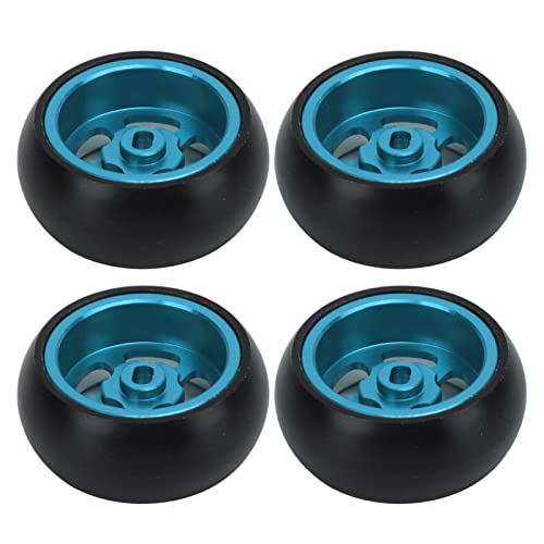 Segrehy 4 PCs RC -Driftreifen hoher Abriebfestigkeit Starke Polsterung einfach Installation RC -Autoreifen für 1/28 RC -Auto (Blau) von Segrehy