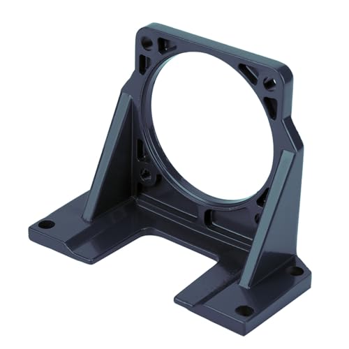 Segrehy Motorhalterungsunterstützung, Feste Basis, hohe Härte, Schwarze Aluminium-Hilfshalterung für Industriemaschinen und Heimwerkerprojekte, 5 Größen, Dunkelblau (104 * 104) von Segrehy