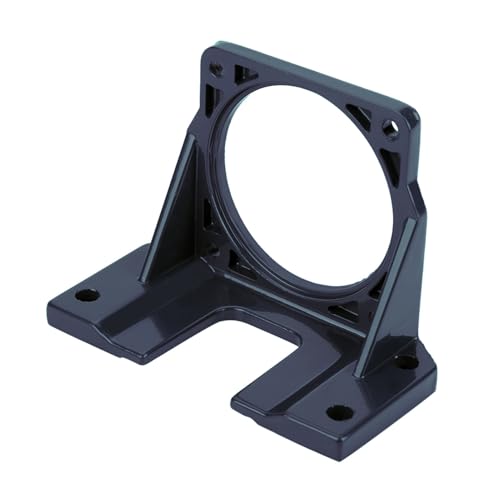 Segrehy Motorhalterungsunterstützung, Feste Basis, hohe Härte, Schwarze Aluminium-Hilfshalterung für Industriemaschinen und Heimwerkerprojekte, 5 Größen, Dunkelblau (80 * 80) von Segrehy