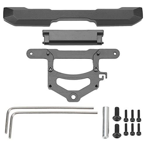 Segrehy RC Metal Heck -Stoßfänger -Kit Aluminiumlegierung Heck Stoßstangen Ersatzteile für axiale SCX24 für Bronco 1/24 RC Crawler (Schwarz) von Segrehy