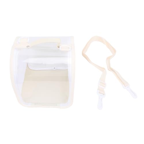 Transparente Beobachtung Mesh Cage Tragbares Falten Critter Cage Terrarium Beige Leichtes kompaktes Design für Outdoor -Aktivitäten und Exkursionen aus transparenten PVC und 600D von Segrehy