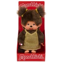 Monchhichi Plüschfigur Glitter Dress Girl gold 20cm von Sekiguchi Co. Ltd.