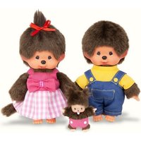 Monchhichi Familien Set Junge Mädchen & Baby 20cm Monchhichi Familien Set Junge Mädchen & Baby 20cm von Sekiguchi