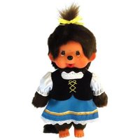 Monchhichi Plüschfigur Mädchen Bayrisch braun 20cm Monchhichi Plüschfigur Mädchen Bayrisch braun 20cm von Sekiguchi