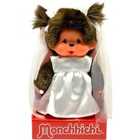 Monchhichi Plüschfigur Mädchen Braut weiß/braun 20cm Monchhichi Plüschfigur Mädchen Braut weiß/braun 20cm von Sekiguchi