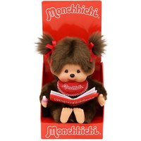Monchhichi Plüschfigur Mädchen mit Fotoalbum rot/braun 20cm Monchhichi Plüschfigur Mädchen mit Fotoalbum rot/braun 20cm von Sekiguchi