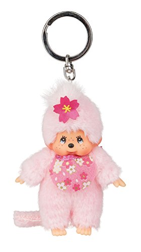 Sekiguchi 242467 - Original Monchhichi Mädchen Kirschblüte als Schlüsselanhänger, ca. 10 cm großer Anhänger aus rosa Plüsch für Rucksäcke, Taschen und Federmappen Sekiguchi 242467 - Original Monchhichi Mädchen Kirschblüte als Schlüsselanhänger, ca. 10 cm großer Anhänger aus rosa Plüsch für Rucksäcke, Taschen und Federmappen von Sekiguchi
