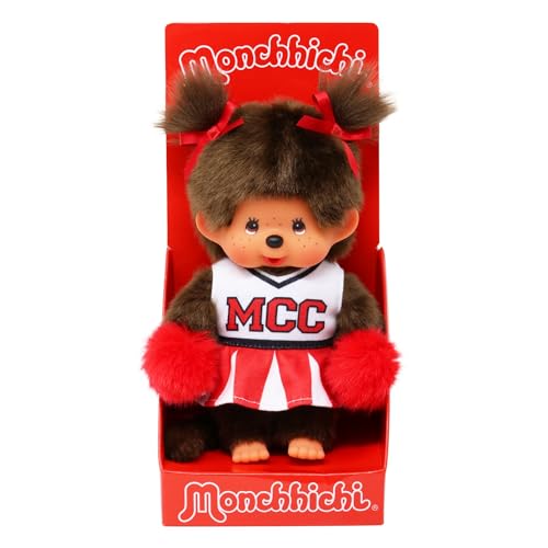 Sekiguchi 252879 - Original Monchhichi Mädchen Cheerleader, ca. 20 cm großes Kuscheltier aus braunem Plüsch Sekiguchi 252879 - Original Monchhichi Mädchen Cheerleader, ca. 20 cm großes Kuscheltier aus braunem Plüsch von Sekiguchi
