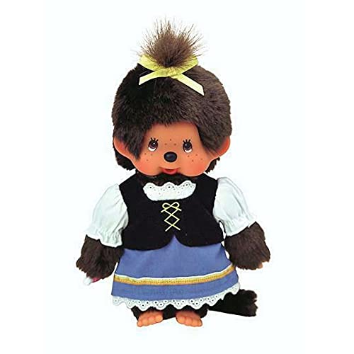 Monchhichi Bayrisches Mädchen | 20 cm Puppe | Bayerin Trachtenkostüm von Sekiguchi
