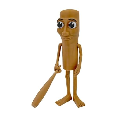 3D Italian Brainrot Tung Tung Tung Sahur Action Figures, Tralalero Tralala Shark Meme Figure Desk Decor, Games Toys Cake Topper Mini Figures Set Action Figures PVC Toys Dolls-Sahur von Seksui