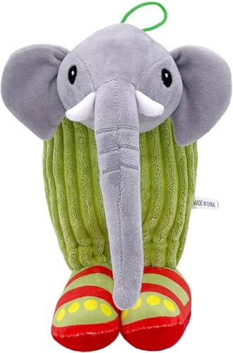 Seksui Brainrot Tung Tung Tung Sahur Tralalero Tralala Shark Plush Plushies Toy, 2025 New Game Stuffed Figure Doll, Halloween Christmas Birthday Choice for Boys Girls -Elephant von Seksui