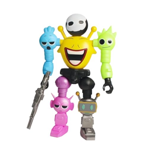 Sprunki Action Figures, Sprunki Horror Games Toys Cake Topper Mini Figures Set Action Figures PVC Model Character Toys Dolls Gifts for Kids Shower Birthday Theme Party Supplies-Yellow Sprunki Action Figures, Sprunki Horror Games Toys Cake Topper Mini Figures Set Action Figures PVC Model Character Toys Dolls Gifts for Kids Shower Birthday Theme Party Supplies-Yellow von Seksui