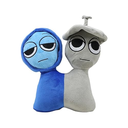 Sprunki Plushies Toy, Sprunki Plush, 2025 New Monster Horror Game Stuffed Figure Doll, Halloween Christmas Birthday Choice Gifts for Boys Girls -Blue Sprunki Plushies Toy, Sprunki Plush, 2025 New Monster Horror Game Stuffed Figure Doll, Halloween Christmas Birthday Choice Gifts for Boys Girls -Blue von Seksui