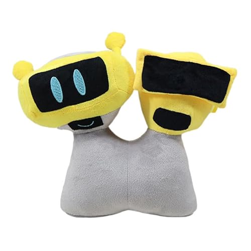 Sprunki Plushies Toy, Sprunki Plush, 2025 New Monster Horror Game Stuffed Figure Doll, Halloween Christmas Birthday Choice Gifts for Boys Girls -Grey von Seksui