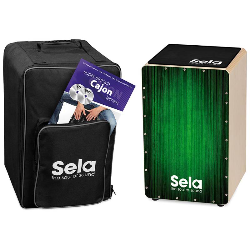 Sela Varios SE 063 Green Cajon Bundle Cajon von Sela