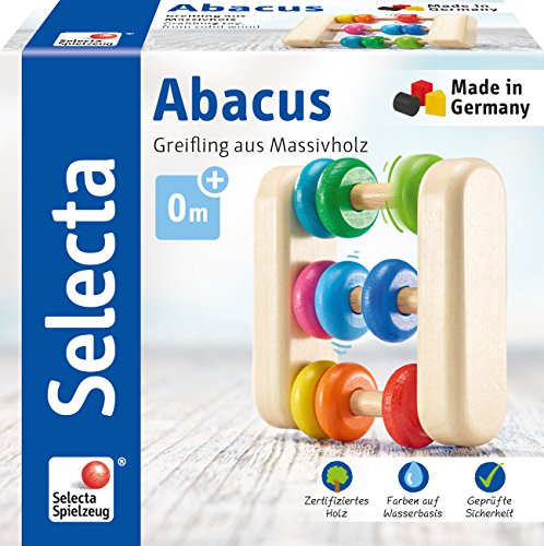 Selecta 61033 Abacus, Greifspielzeug, 8 cm von Selecta