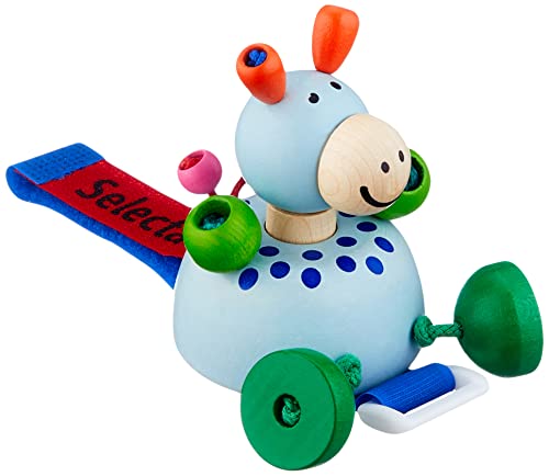 Selecta 61050 Pia Iah, Kinderwagenspielzeug mit Klettverschluß, 10 cm von Selecta