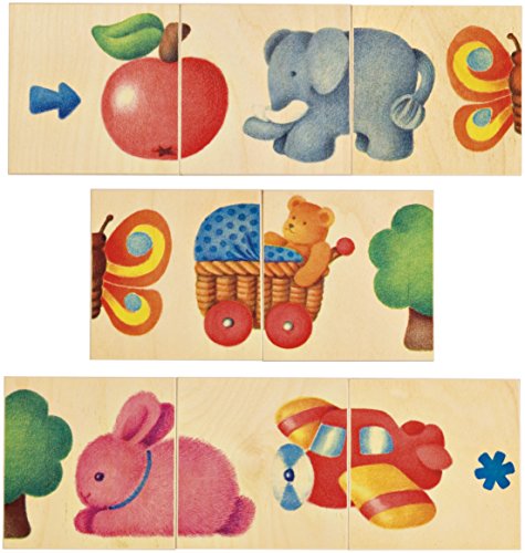 Selecta 62006 Bilderkette, Legespiel aus Holz, 8 Teile, Mehrfarbig von Selecta