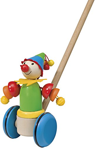 Selecta 62034 Smillo, Schiebefigur, Schiebe-und Nachziehspielzeug aus Holz, 17 cm Selecta 62034 Smillo, Schiebefigur, Schiebe-und Nachziehspielzeug aus Holz, 17 cm von Selecta
