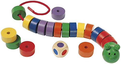 Selecta 63005 Fädelraupe, Kinderspielzeug von Selecta