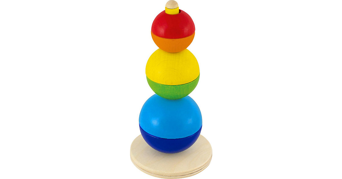 Stapelturm, Kugel, 16 cm beige von Selecta