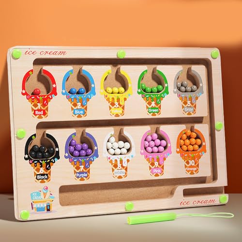 Magnetische Labyrinth Montessori Spielzeug für 2 3 4 5 Jahre alte Kinder,Holzspielzeug für Jungen Mädchen Kinder Spielzeug Alter Geschenke für 2-5 Jahre alte Jungen Mädchen Kinder Lernspielzeug Magnetische Labyrinth Montessori Spielzeug für 2 3 4 5 Jahre alte Kinder,Holzspielzeug für Jungen Mädchen Kinder Spielzeug Alter Geschenke für 2-5 Jahre alte Jungen Mädchen Kinder Lernspielzeug von Semazz