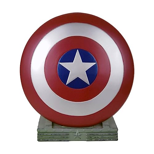 Semic Marvel Avengers XL Spardose Captain America Schild rot/blau/silberfarben, Nachhaltig, Collectible, für Erwachsene beider Geschlechter von Semic