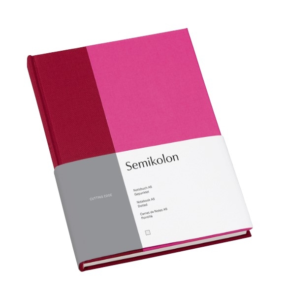 Semikolon Notizbuch Classic A5 Cutting Edge Raspberry-Fuchsia liniert Semikolon Notizbuch Classic A5 Cutting Edge Raspberry-Fuchsia liniert von Semikolon