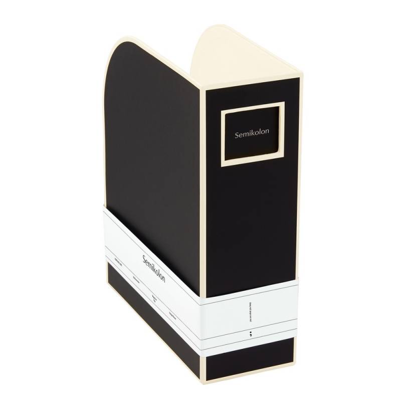 Semikolon Stehsammler Heritage Line A4 Schwarz von Semikolon