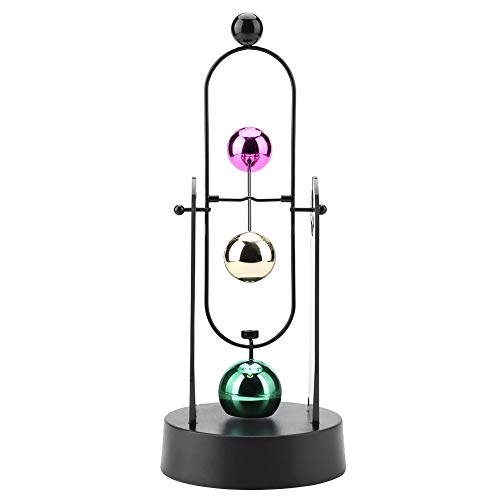 Elektronische Shake Wiggle Gerät,Perpetual Motion Modell Newton Pendel Elektronische Swing Ball Schreibtisch Lerntischspielzeug Schreibtisch Deko von Semme