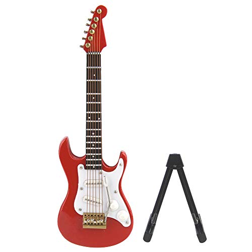 Semme Mini -Gitarre, 14 cm / 5,5 in Kleinem Gitarrengitarrendekor mit Erheblicher Robustheit für Kunst oder Musikbegeisterte (Rot) von Semme
