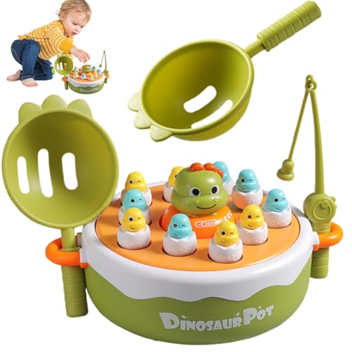 Dinosaurier Brettspiel Set für Kinder ab 3 Jahre, Magnetisches Angelspiel mit Bounce & Catch – Familien-Spiele, Kegelspiel für Kinder, kindgerecht und lernfördernd Spielzeug für 3, 4, 5, 6 Jahre Dinosaurier Brettspiel Set für Kinder ab 3 Jahre, Magnetisches Angelspiel mit Bounce & Catch – Familien-Spiele, Kegelspiel für Kinder, kindgerecht und lernfördernd Spielzeug für 3, 4, 5, 6 Jahre von Senchinner